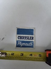 VINTAGE ORIGINAL 1950/60'S EMBROIDERED PLYMOUTH JACKET PATCH  2.5" X 2.5"