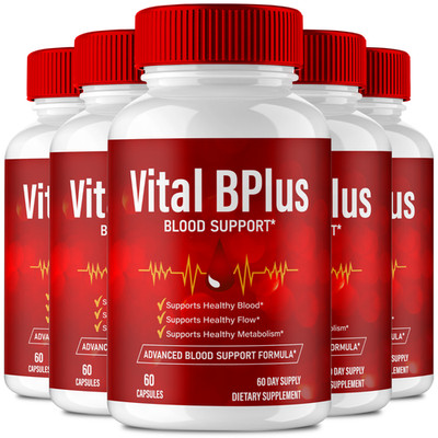 Vital BPlus Supplement Support Capsules - Official Vital BPlus (5 Pack)