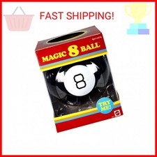 Mattel Games Magic 8 Ball Novelty Fortune-Telling Toy, Retro Look for Kids, Grow