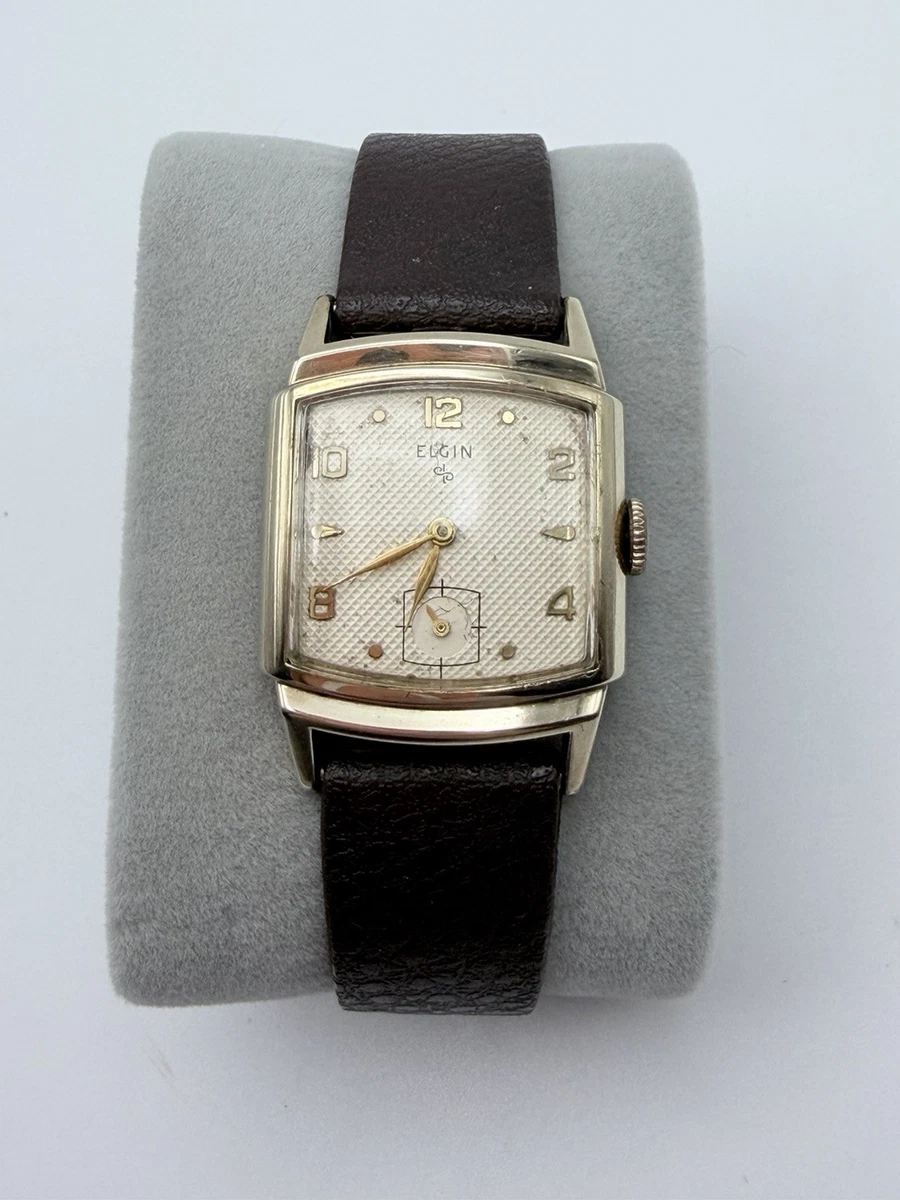 Elgin Men Cushion Wristwatches for sale | eBay display picture 2