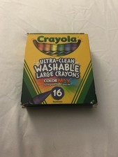 16ct Ultra Clean Washable Large Crayola Crayons Color MAX Style 52-3281