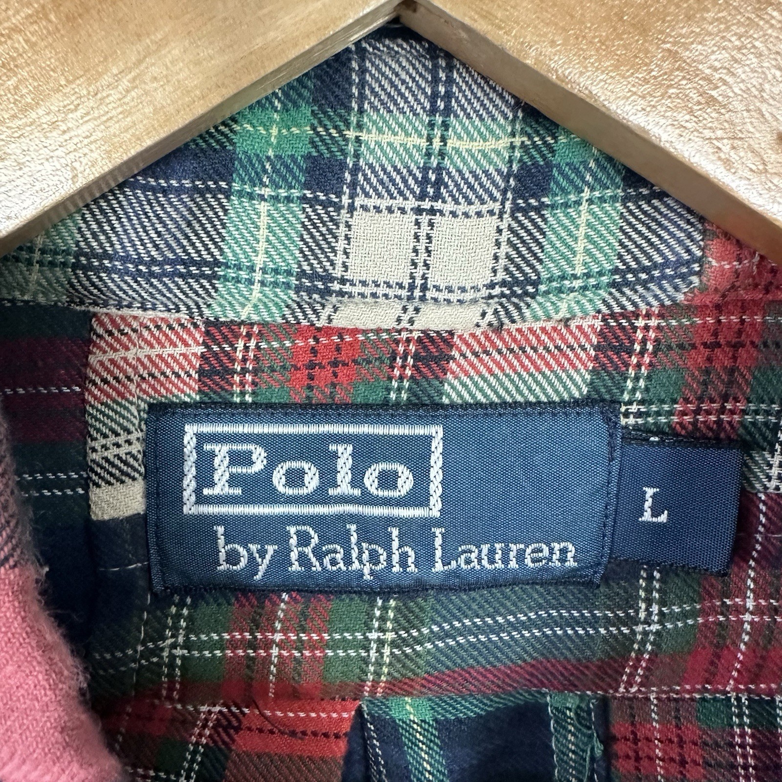 Polo Ralph Lauren Patchwork Flannel Overshirt Shi… - image 7