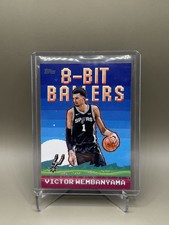 2025-26 Topps NBA Basketball Victor Wembanyama #8B-4 8-Bit Ballers Insert Spurs