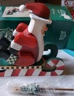 1999 Elaine Thompson Ol St Nick Collection Santa Toboggan 94533 NOS — photo 1