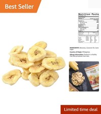 Banana Chips Sweetened 2 Lbs in Resealable Bag