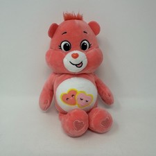 Love-A-Lot Bear Plush Pink Stuffed Animal Toy 8" 2021 Care Bears Basic Fun