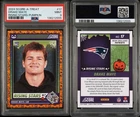 2024 SCORE-A-TREAT RISING STARS-PUMPKIN DRAKE MAYE RC# 17 PSA 9 MINT PATRIOTS