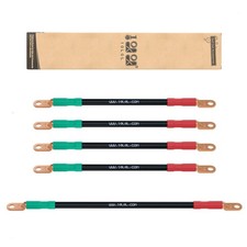 10L0L Golf Cart Battery Cables 4 Gauge for 36v  48v 4 Gauge, Red  Green