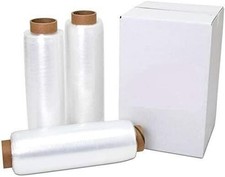 18" x 1500' 80 Gauge 40 Rolls Pallet Wrap Stretch Film Hand Shrink Wrap 1500FT