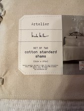 Nicole Miller Set Of 2 Cotton Standard White Shams