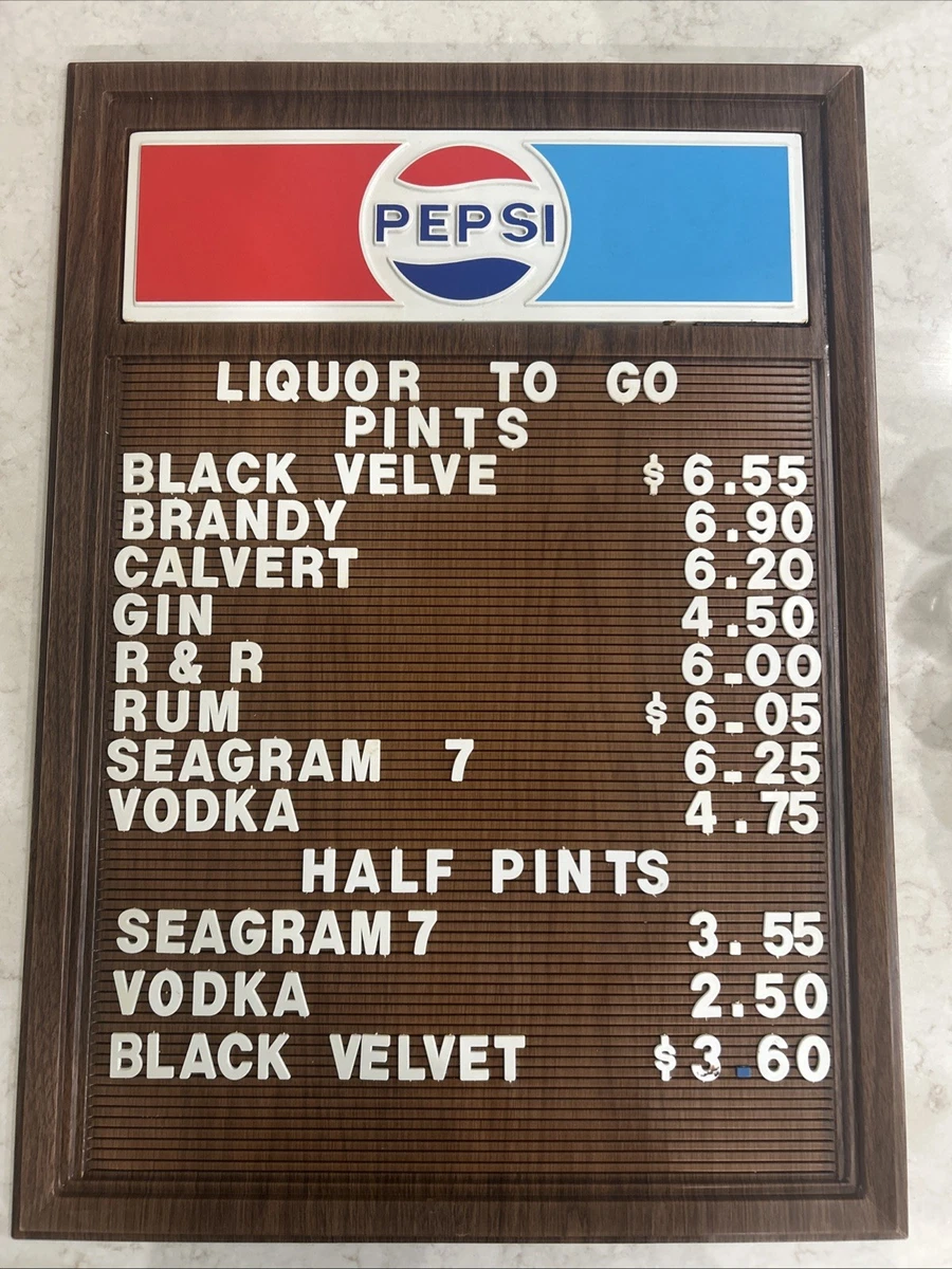 Pepsi Menu Board for sale | eBay