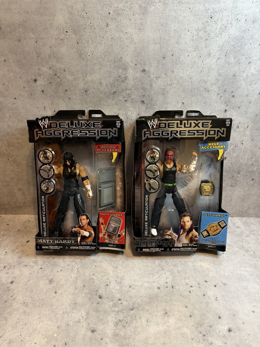 Jeff Hardy WWE Jakks Deluxe Aggression Series 21 Matt Hardy Series