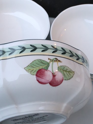 Villeroy & Boch French Garden Fleurance 3 cuencos de cereales/sopa 5 3/4" × 2" usados en excelente estado - Imagen 6 de 7