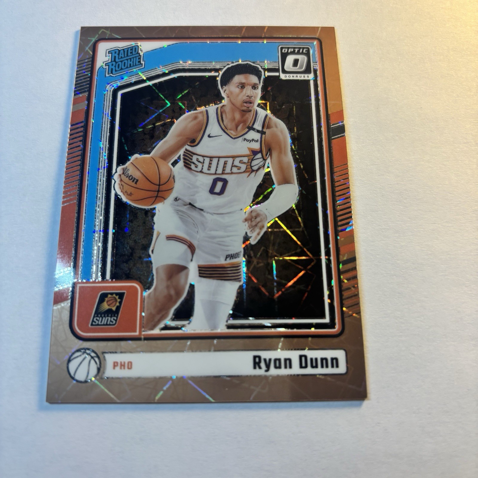 2024-25 Panini Donruss Optic - Rated Rookie Ryan Dunn #279 Orange Prizm /175 RC