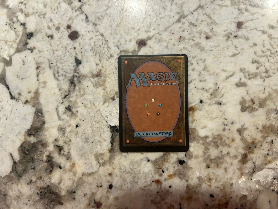 Mtg Miscut Quicksilver Dragon - Magic the Gathering Miscut Rare Card LP-Played - Image 2 of 2