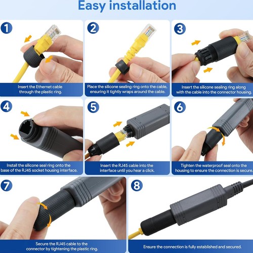 5 in 1 PoE Injector Kit for Starlink Mini Terminal Step Up Converter 48V 150W - Afbeelding 6 van 7