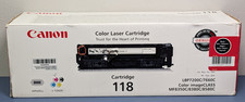 Canon 118 Black Toner Cartridge Genuine OEM 2662B001AA New Sealed