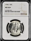 1946 U.S. 50c Walking Liberty Half Dollar NGC MS66+ 🔥
