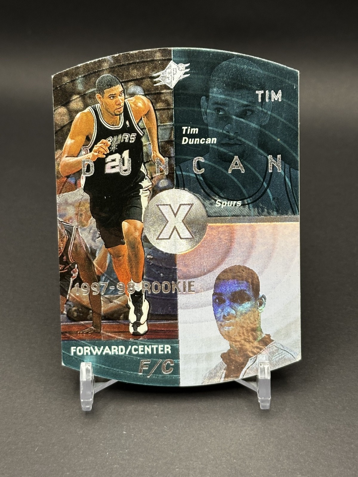 Tim Duncan Rookie 1997-98 SPx #37 (RC) SEE PICS