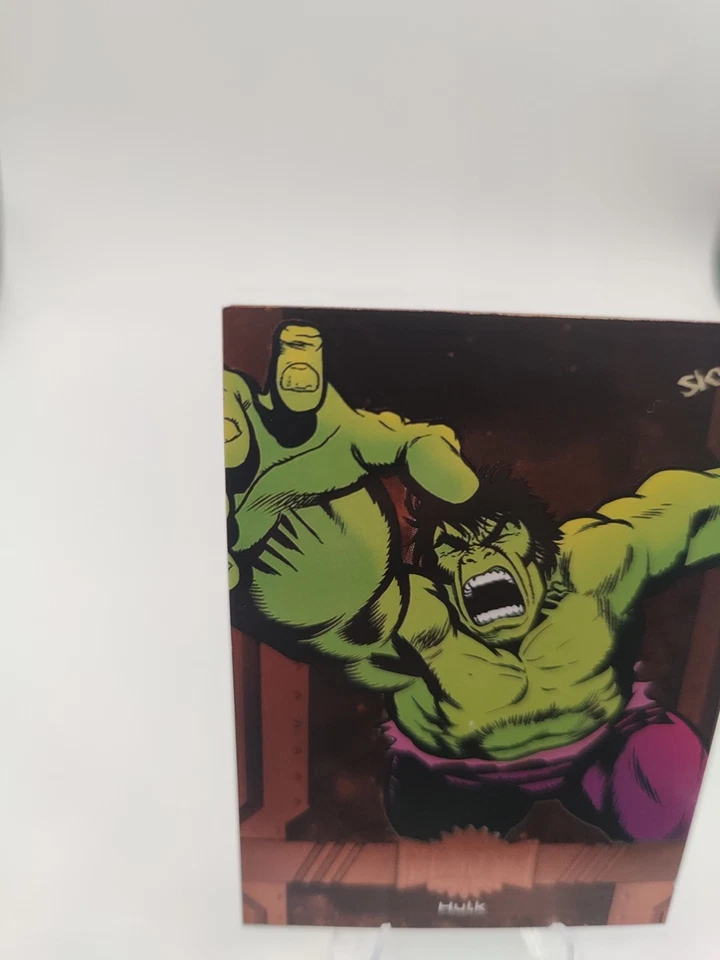 2024 Skybox Marvel Metal Universe Avengers #58 THE HULK Copper Parallel - Image 3 of 4