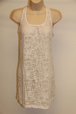 New Miken Swim Swimsuit Cover Up White Size M Sleeveless