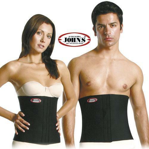 NEW BLACK SLIMMING BELT N HEIGHT 20CM JOHN’S® FOR MEN & WOMEN - Picture 1 of 2