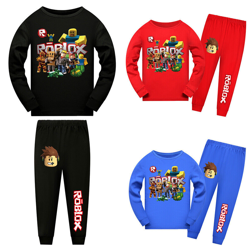 Pajama Sets Roblox Kids Pajamas Kids Boys Roblox Game Print
