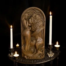 Aeon Sophia a Goddess of Wisdom Gnosis Gnostic Demiurge Yaldabaoth Universe Wood