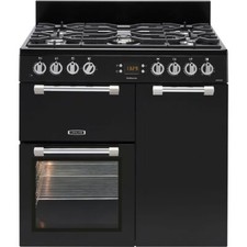 Leisure CK90F232K Cookmaster 90cm Dual Fuel Range Cooker 5 Burners Black A/A