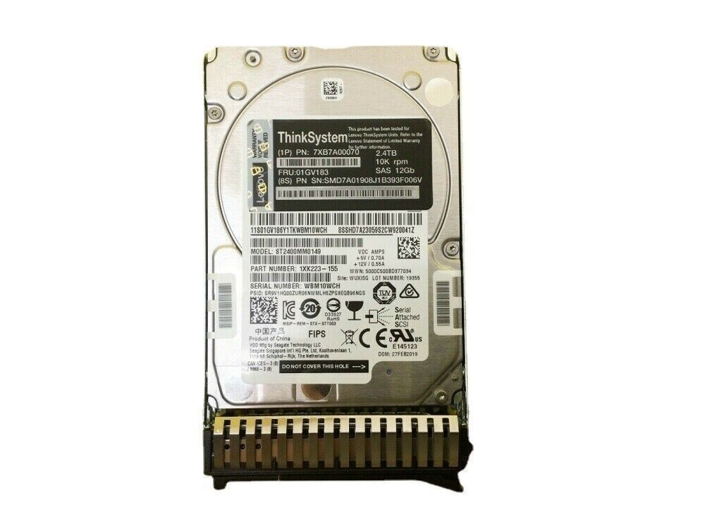 Lenovo 一体型 i7 8700T SSD1TB 01GV183 Lenovo 2.4TB 10K SAS 12Gb/s 2.5