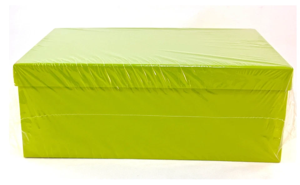 Photo&Craft Storage Box Set,3x,Lime Green,Multi-Color,Cardboard, 7.5"x11"x4.45" - Image 2 of 4