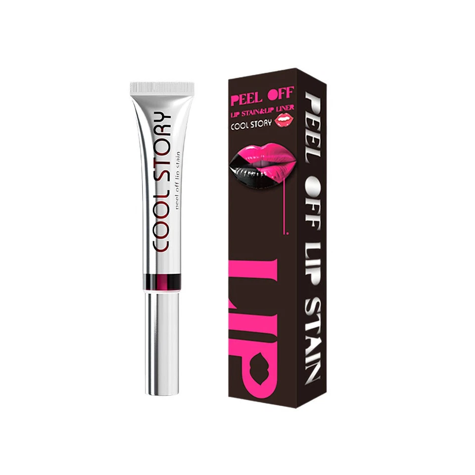 Lip Gloss Peel Off, Long Lasting Lip Tint, Peel Off Lip Stain Long Lasting / - Image 4 of 4