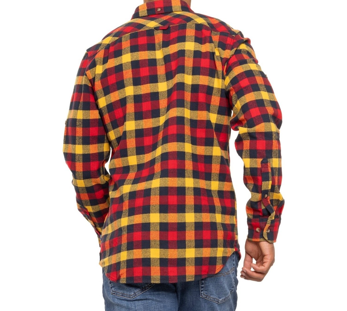 Fjallraven Skog Flannel Shirt (M/L) Mens NEW Red 100% Cotton Long