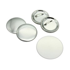 ChiButtons Pin Parts - 58mm Round Pin-Back Button 100 sets 