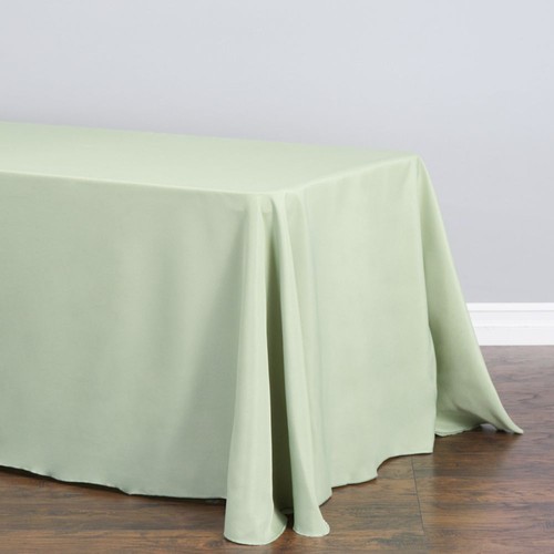LinenTablecloth 90 x 156 in. Rect Poly Tablecloths,33 Color! Wedding Event Party - Picture 40 of 67