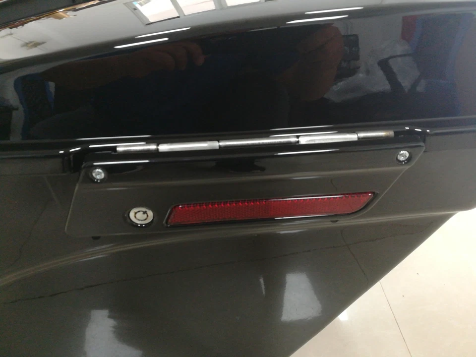 4" Hard Stretched Extended Saddlebags Fits For Harley Davidson Touring 1993-2013 - Image 2 of 4