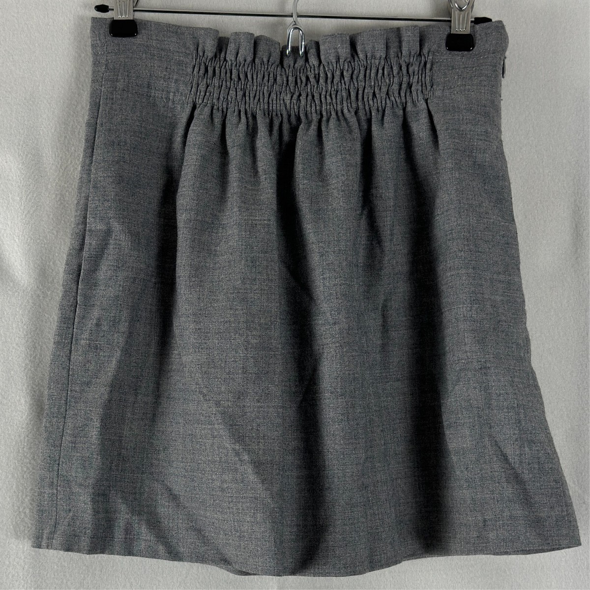 Clothing J Crew Wool Mini Skirt Womens Black Wool Blend Double