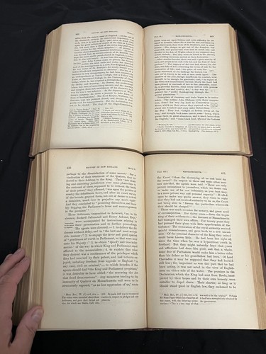 1876 History of New England by John Palfrey, 4 Volumes HC - Picture 12 of 24