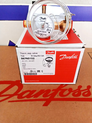 1PC- Danfoss 067N5152 Thermostatic expansion valve, TGE, R134a; R513A- NEW