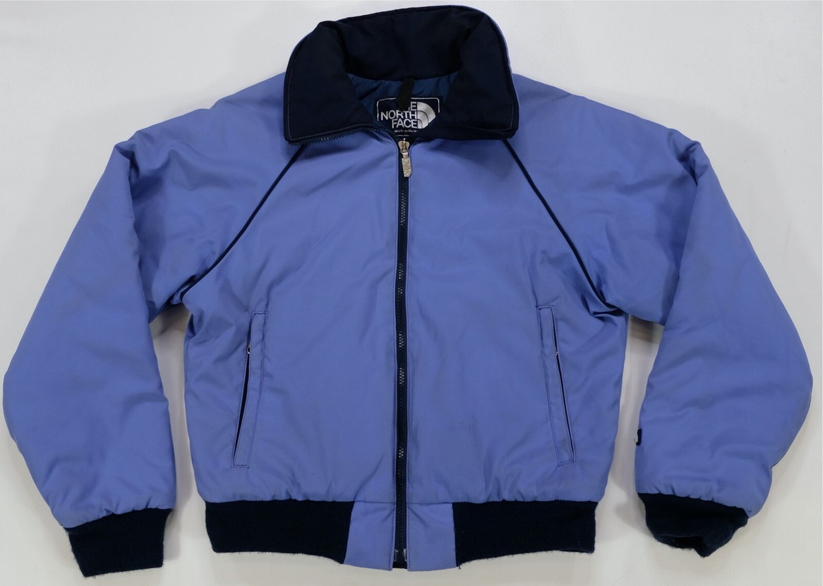 Rare Vintage THE NORTH FACE Puffer Jacket 80s 90s Made In USA Blue