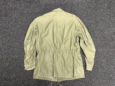 Vintage 1960s US Army M-1951 Field Jacket OD Cotton Sateen