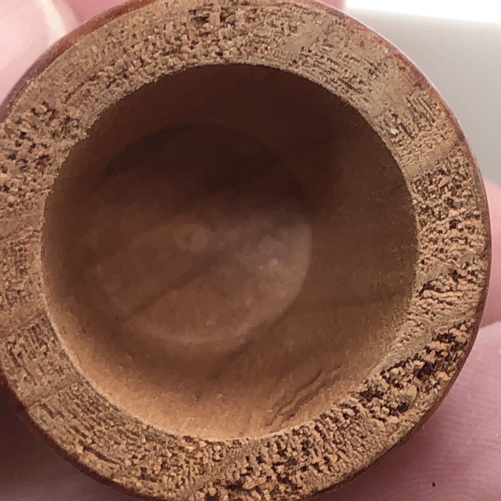 Vtg Wood / Wooden Shiloh Park Tennessee Souvenir Thimble - National Park