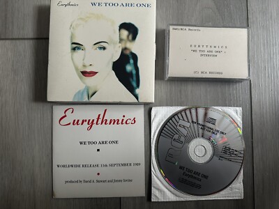 Eurythmics - We Too Are One - Rare Promo Cd & Cassette Box Set
