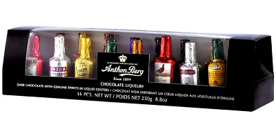 Anthon Berg Chocolates Liqueurs Famous Liqueurs 16 Bottles Liquid Filling 250g