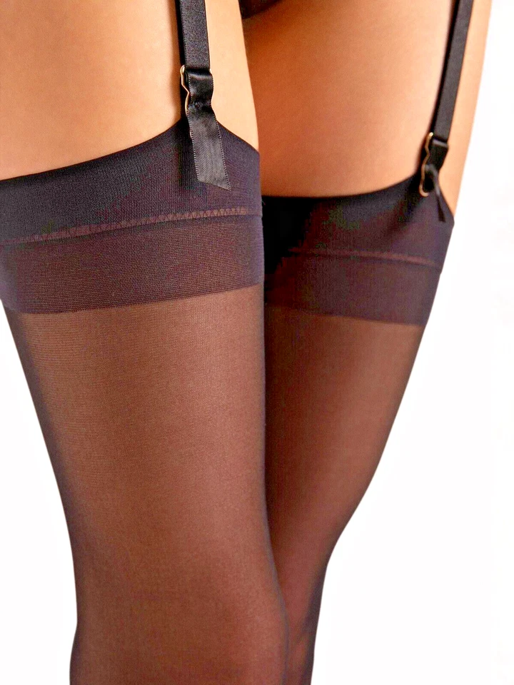 Fiore Justine 20DEN Strapsstrümpfe S-3XL Strapse Strümpfe Nylons Damenstrümpfe - Bild 3 von 4