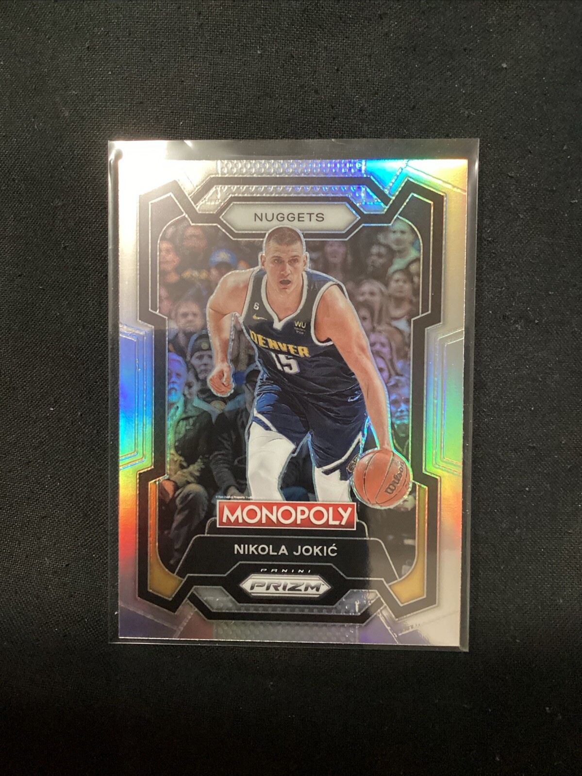 2023-24 Panini Prizm Monopoly Nikola Jokic #1 Silver Prizm A34