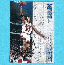 1994-95 Collector's Choice #375 Scottie Pippen Silver Signature Bulls HOF
