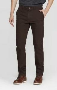 calça marrom escura masculina