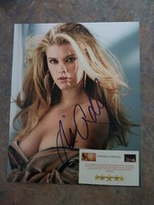 Nina Agdal signed autographed 8x10 photo super sexy hot breasts COA 🔥 Rare