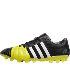 ADIDAS FF80 PRO 2.0 AG RUGBY BOOTS - BLACK/WHITE/BRIGHT YELLOW – SIZE 8 - BNIB